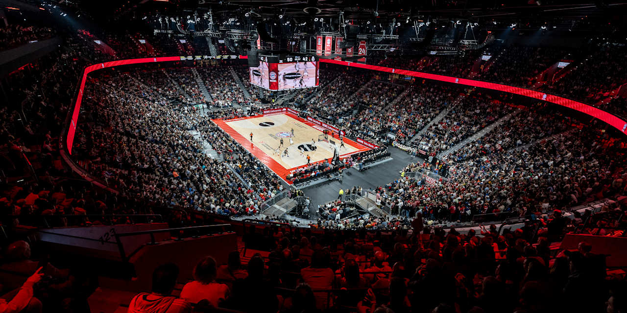 Der SAP Garden beim Spiel gegen Real Madrid