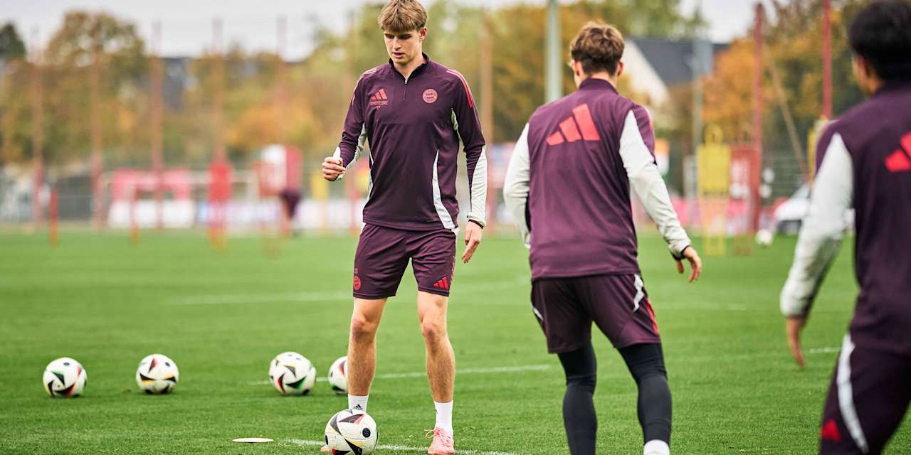 Die FC Bayern Amateure in Vorbereitung auf das Auswärtsspiel bei Türkgücü