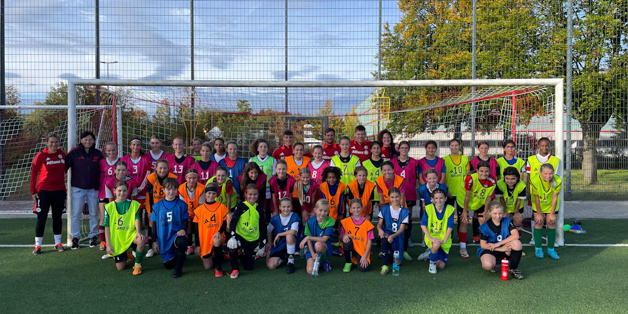 FC Bayern Frauenfussball Sichtungstraining Nachwuchsarbeit