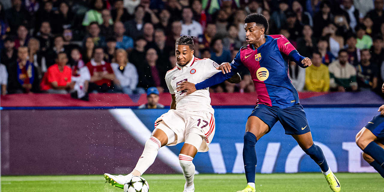Jugada partido FC Bayern FC Barcelona