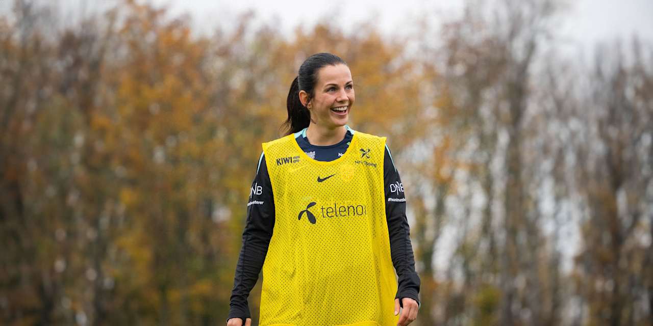 Tuva Hansen im Training der Norwegischen Nationalmannschaft