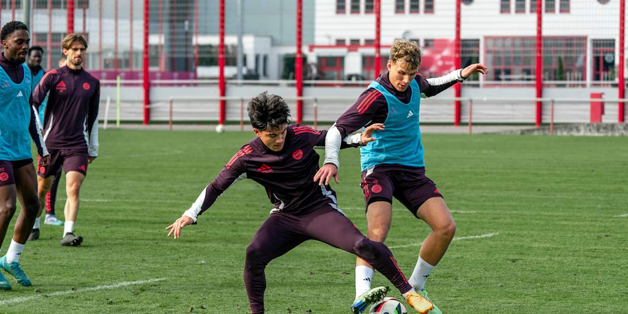Die FC Bayern Amateure in Vorbereitung auf das Heimspiel gegen die SpVgg Greuther Fürth II.