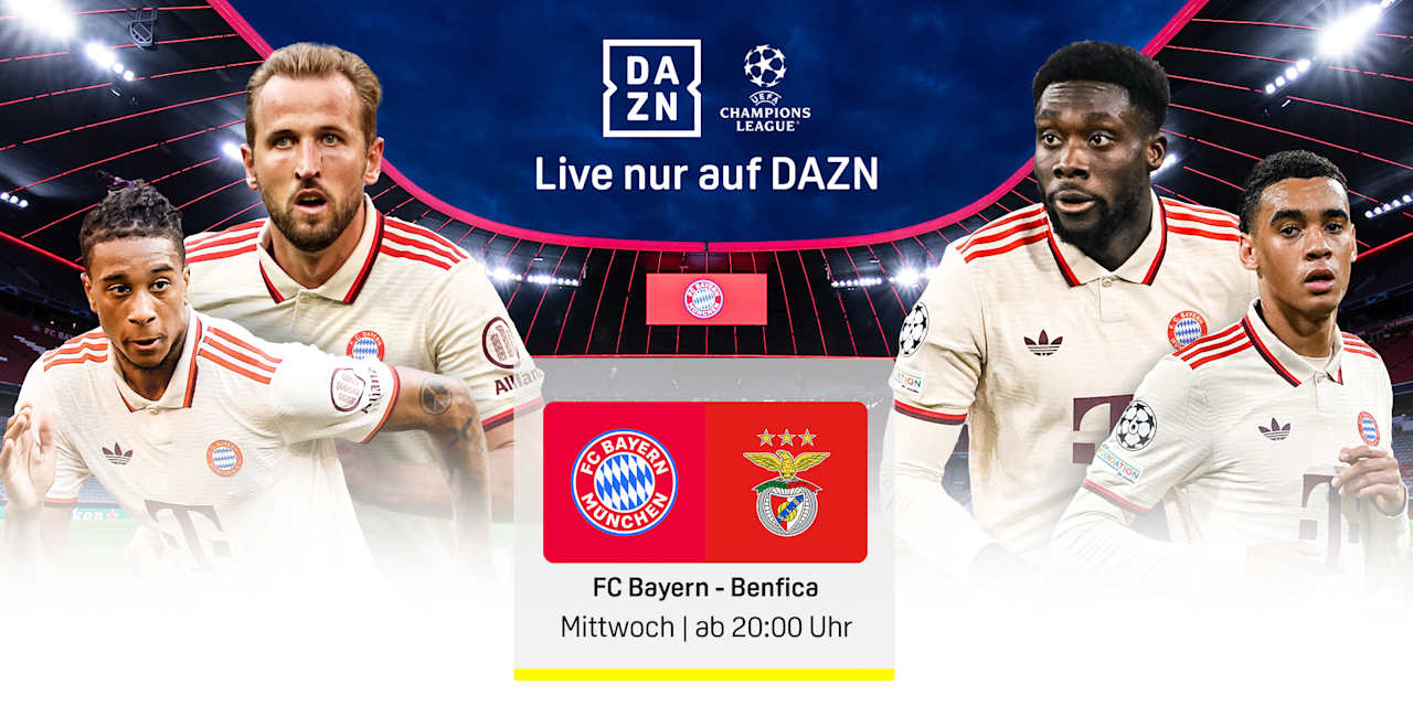 Grafik zum Spiel FC Bayern gegen Benfica Lissabon