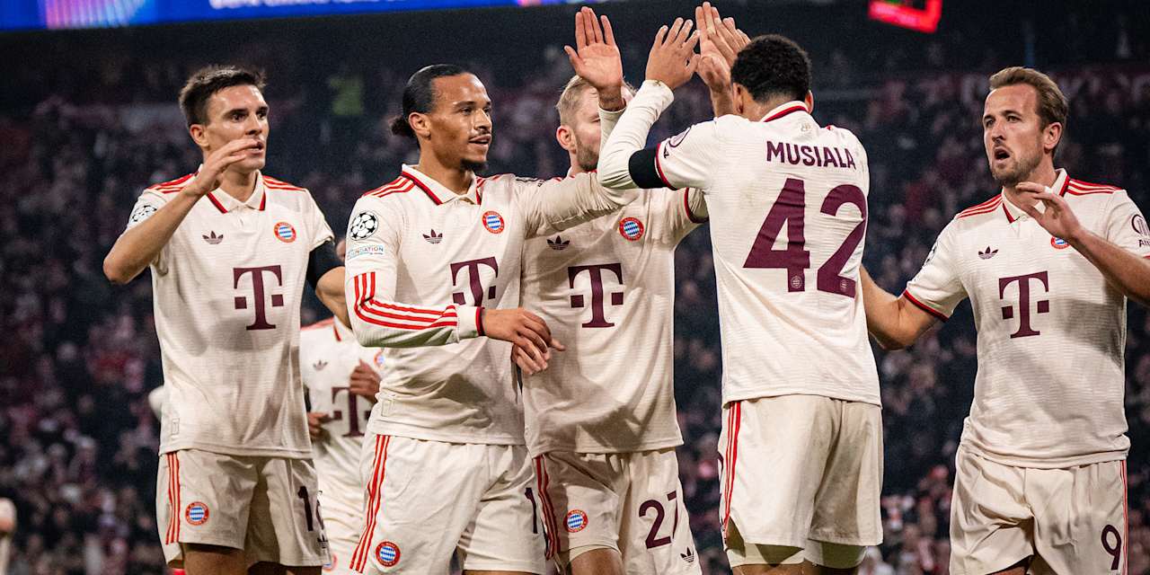 Jugada partido FC Bayern Benfica