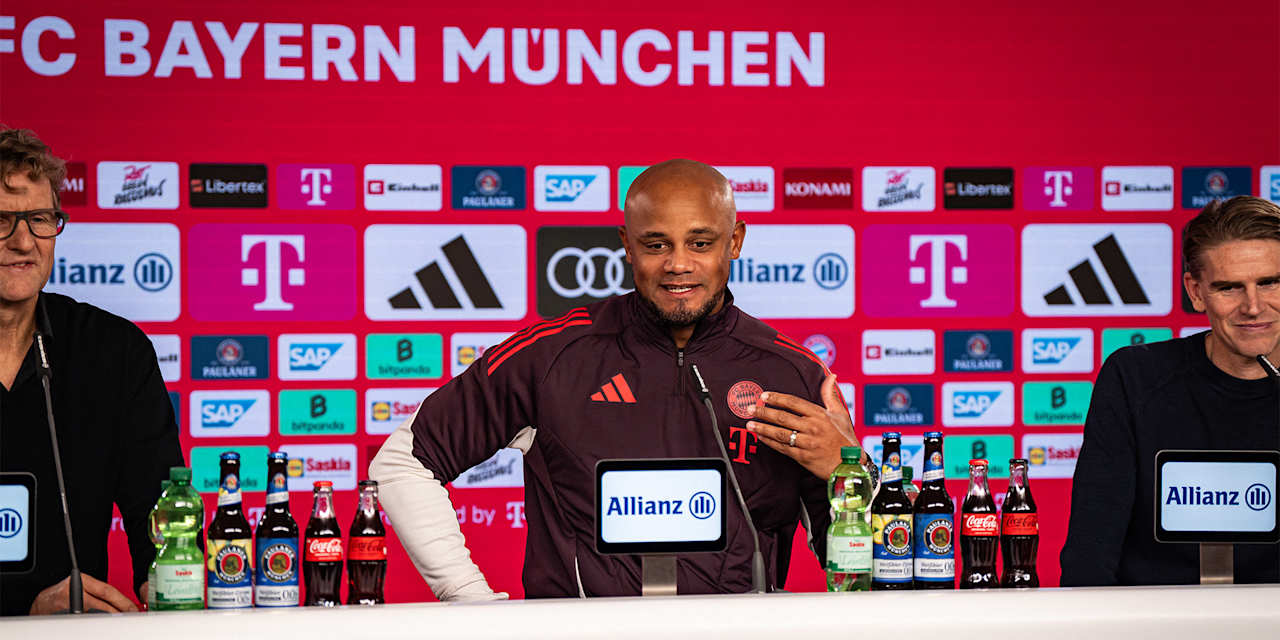 Vincent Kompany Bayern press conference