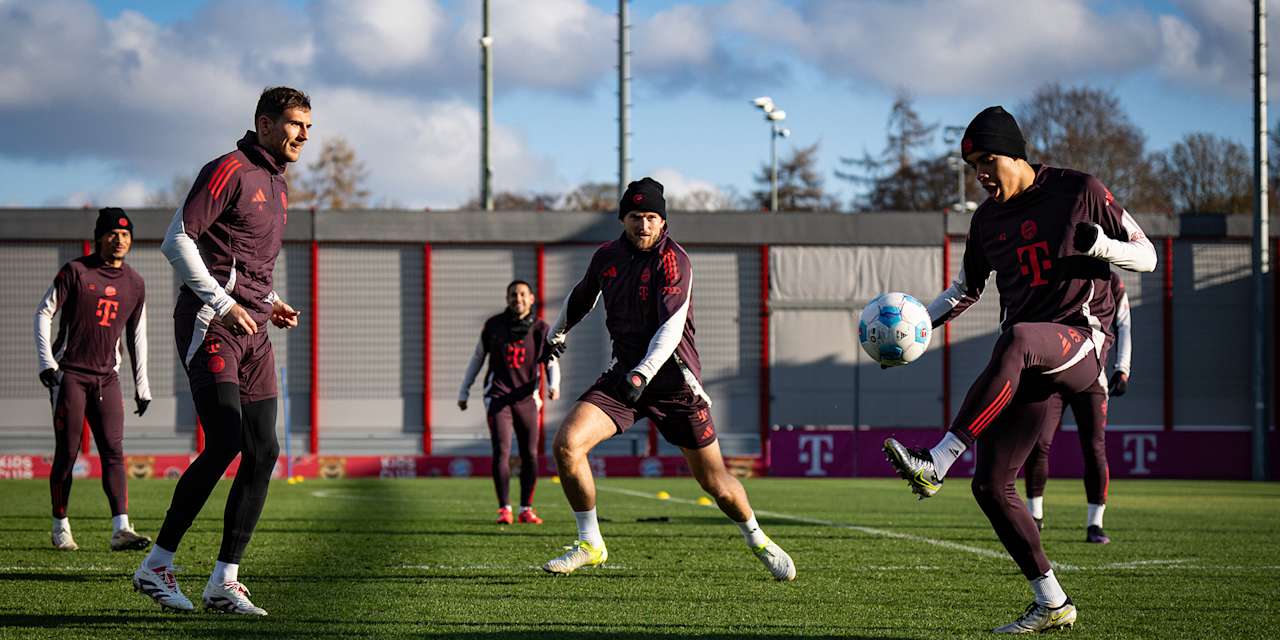 Das Training des FC Bayern vor dem Auswärtsspiel bei Borussia Dortmund