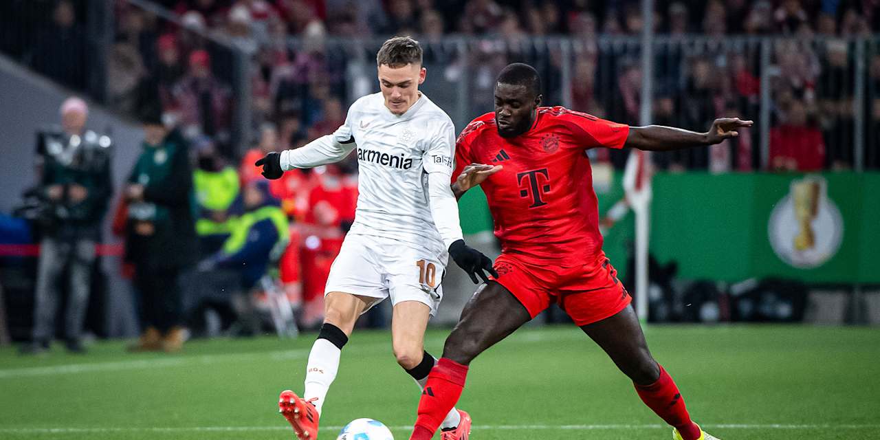 Jugada partido Copa FC Bayern Bayer 04 Leverkusen