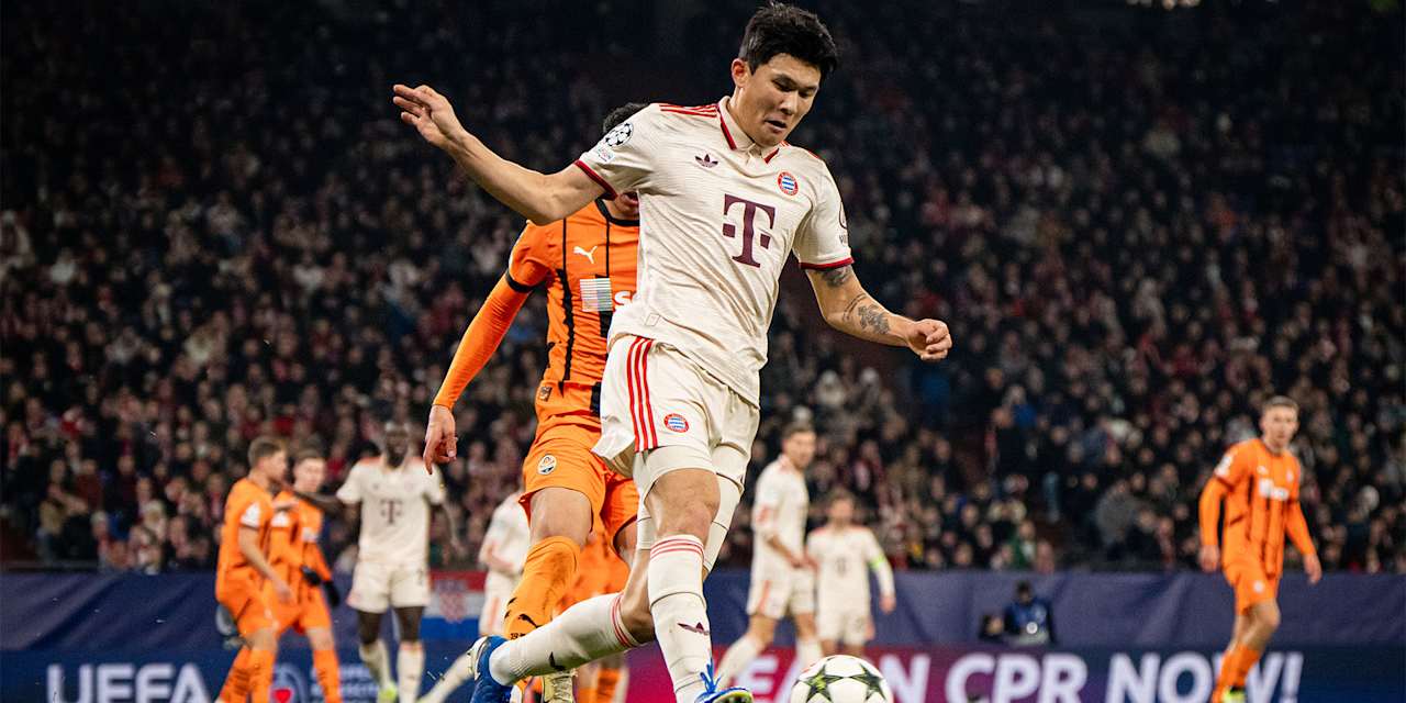 Spielszene aus der Partie FC Bayern gegen Shakhtar Donetsk