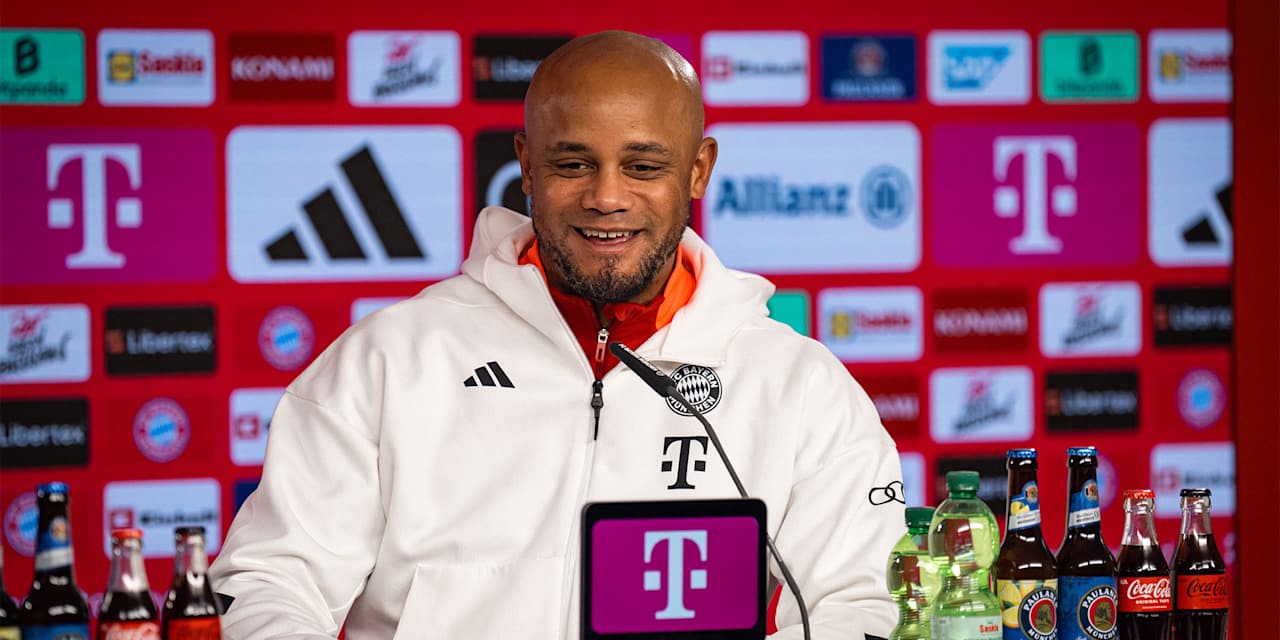 Vincent Kompany press conference Bayern
