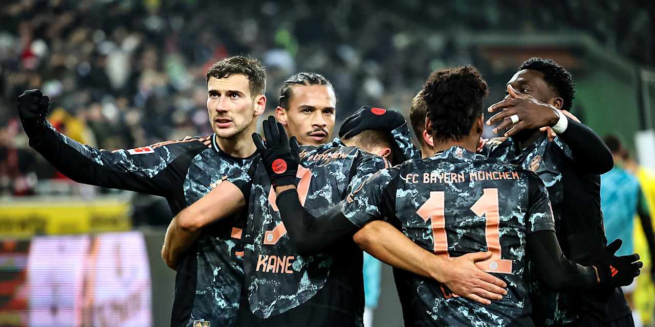 Spielszene aus der Partie Borussia Mönchengladbach - FC Bayern