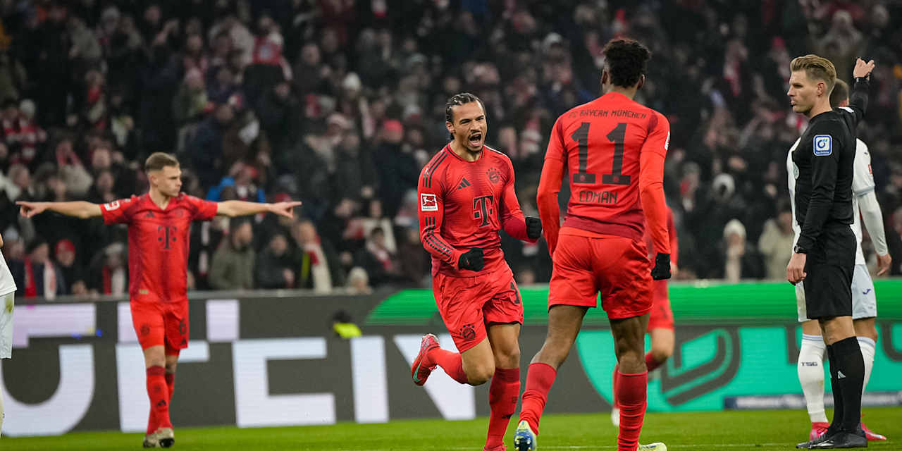 Spielszene aus dem Bundesliga-Spiel FC Bayern vs. TSG Hoffenheim