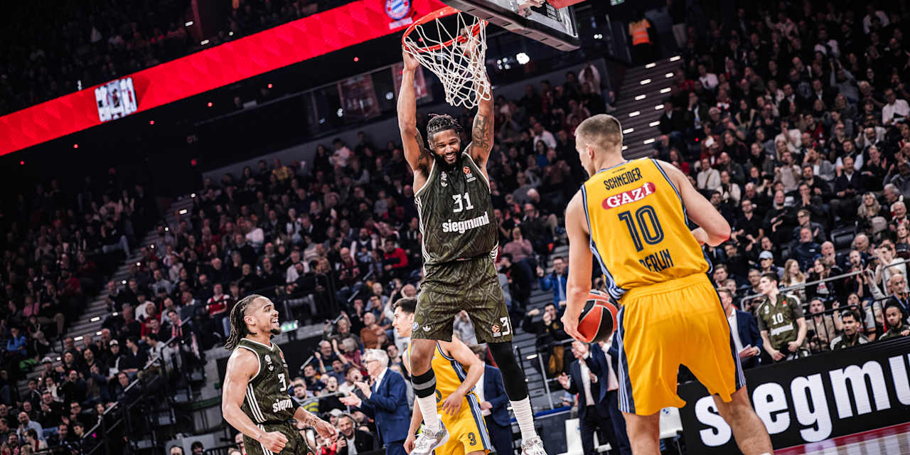 Die Bayern um Devin Booker wollen auch das zweite Heimspiel gegen Alba Berlin gewinnen.