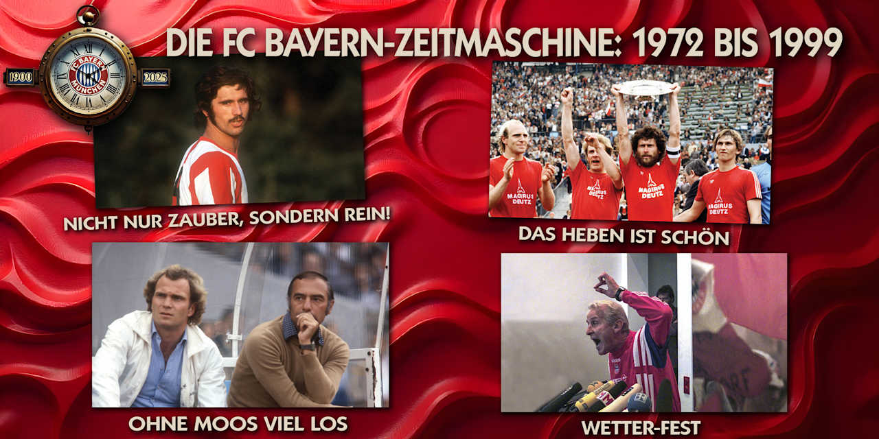 Die FC Bayern-Zeitmaschine: 1972 bis 1999