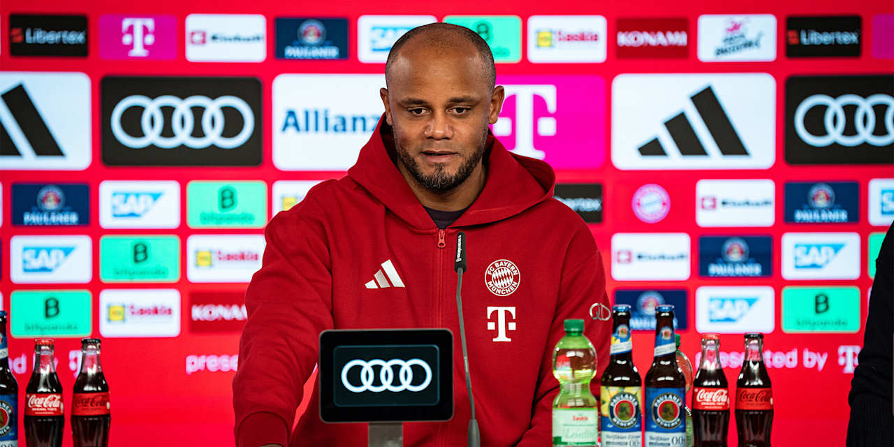 Vincent Kompany press conference Bayern
