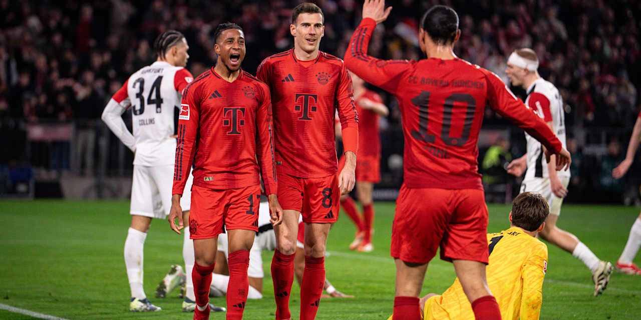Jugada partido Bundesliga FC Bayern vs. Eintracht Frankfurt