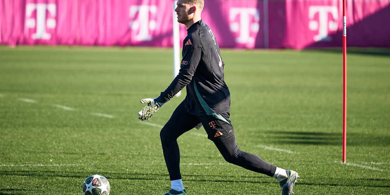 Daniel Peretz im Training des FC Bayern