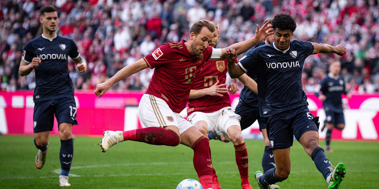 Spielszene aus dem Bundesliga-Spiel FC Bayern vs. VfL Bochum