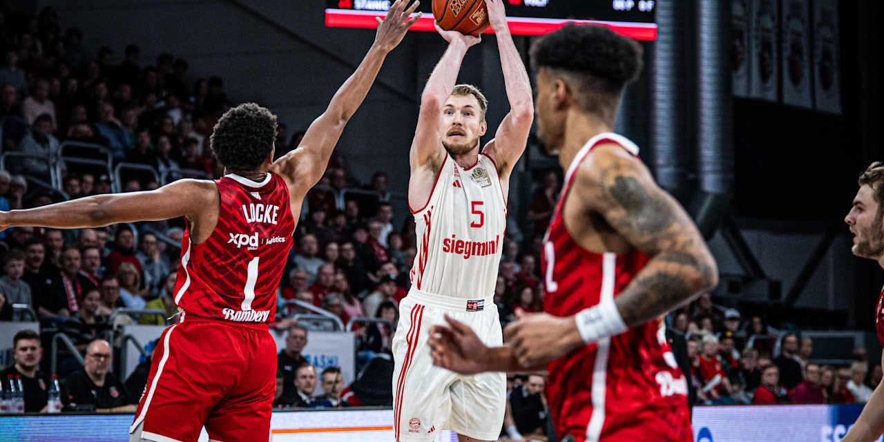 Niels Giffey war Münchens Topscorer in Bamberg