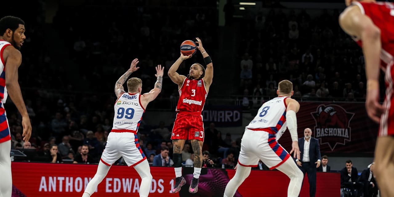 FC Bayern Basketball loses the away game at Baskonia.