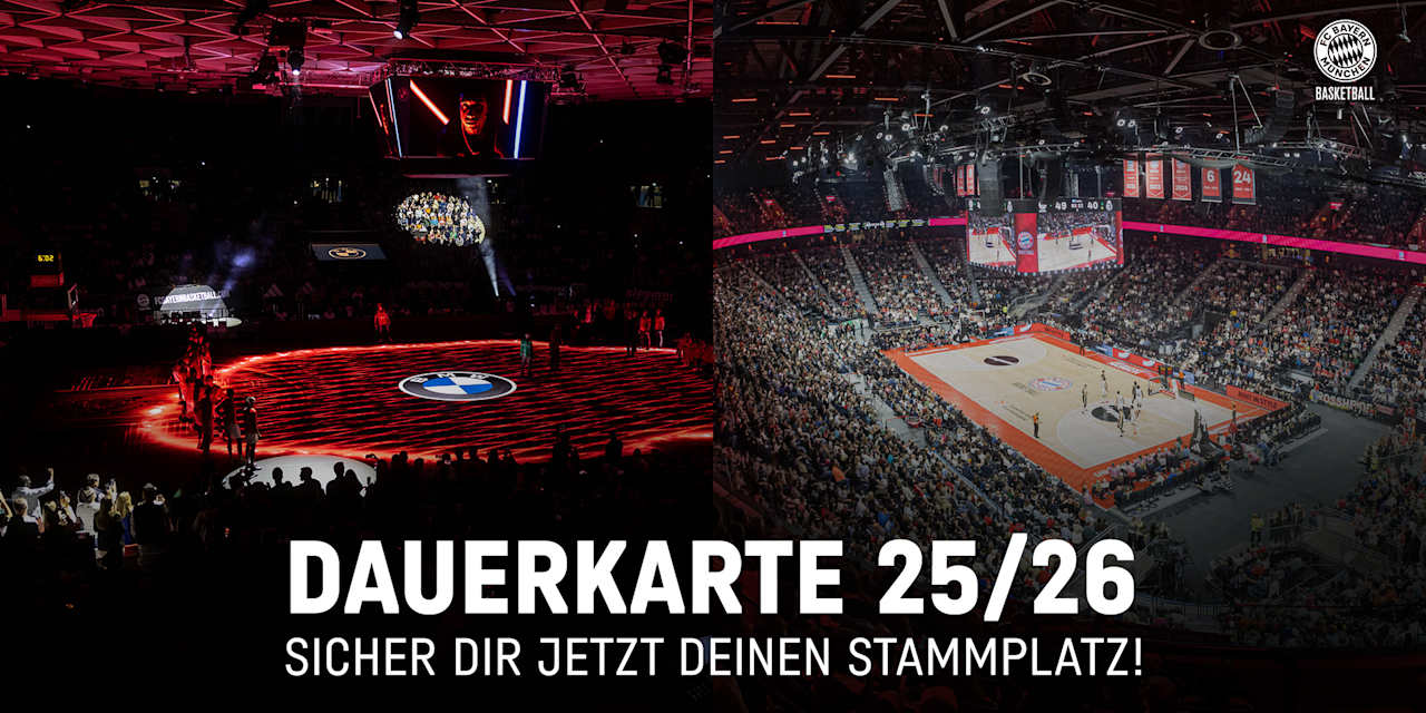 FC Bayern Basketball Dauerkarte 25/26