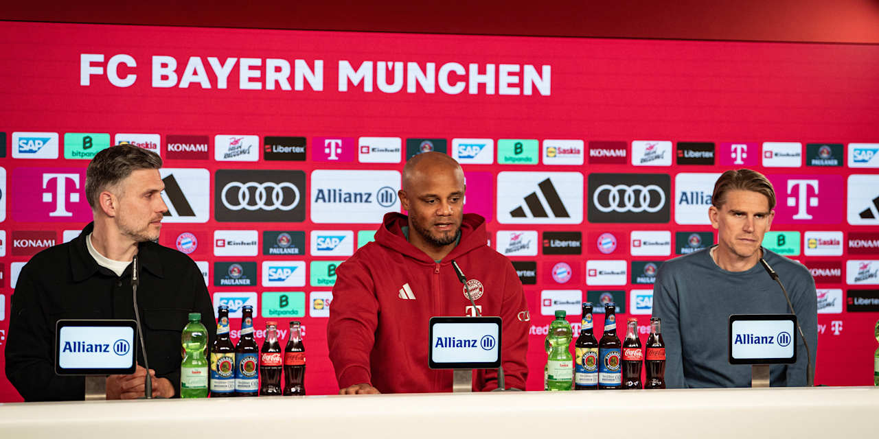Vincent Kompany auf der Pressetribüne