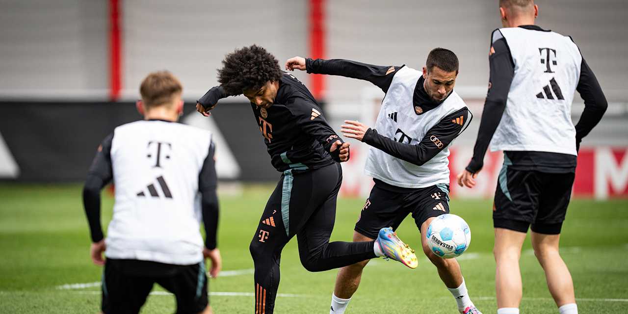 Das Training des FC Bayern vor dem Bundesliga-Heimspiel gegen den 1. FC Heidenheim