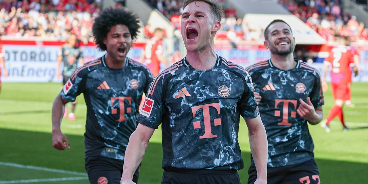 Joshua Kimmich celebra en Heidenheim