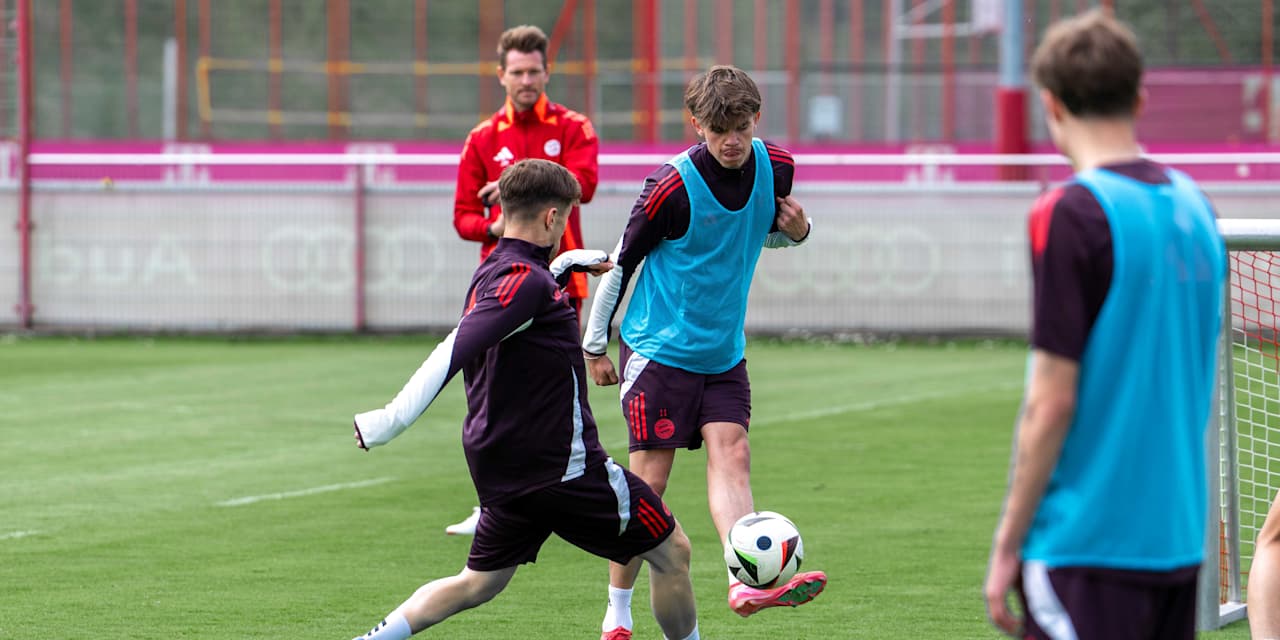 Guido Della Rovere im Amateure-Training an der Säbener Straße.