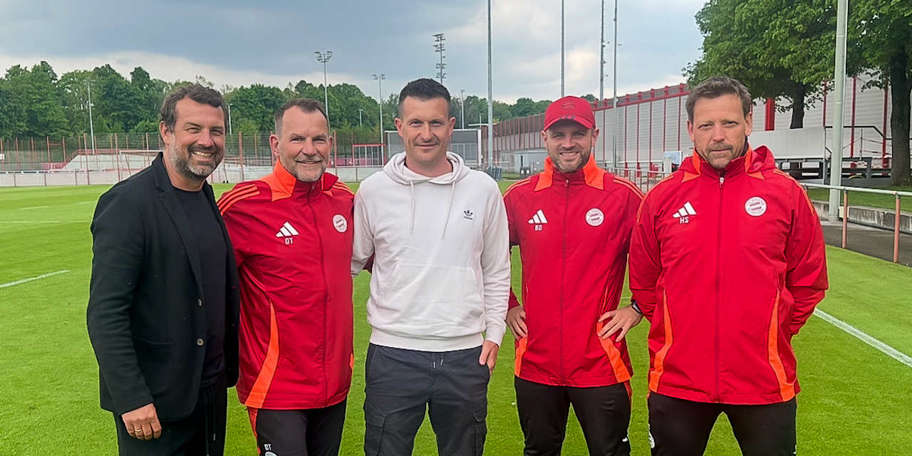 Das Trainerteam der FC Bayern Amateure.