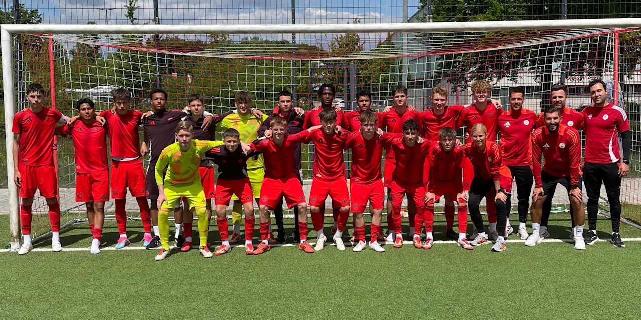 Die U16 des FC Bayern feiert Auswärtssieg gegen Deisenhofen