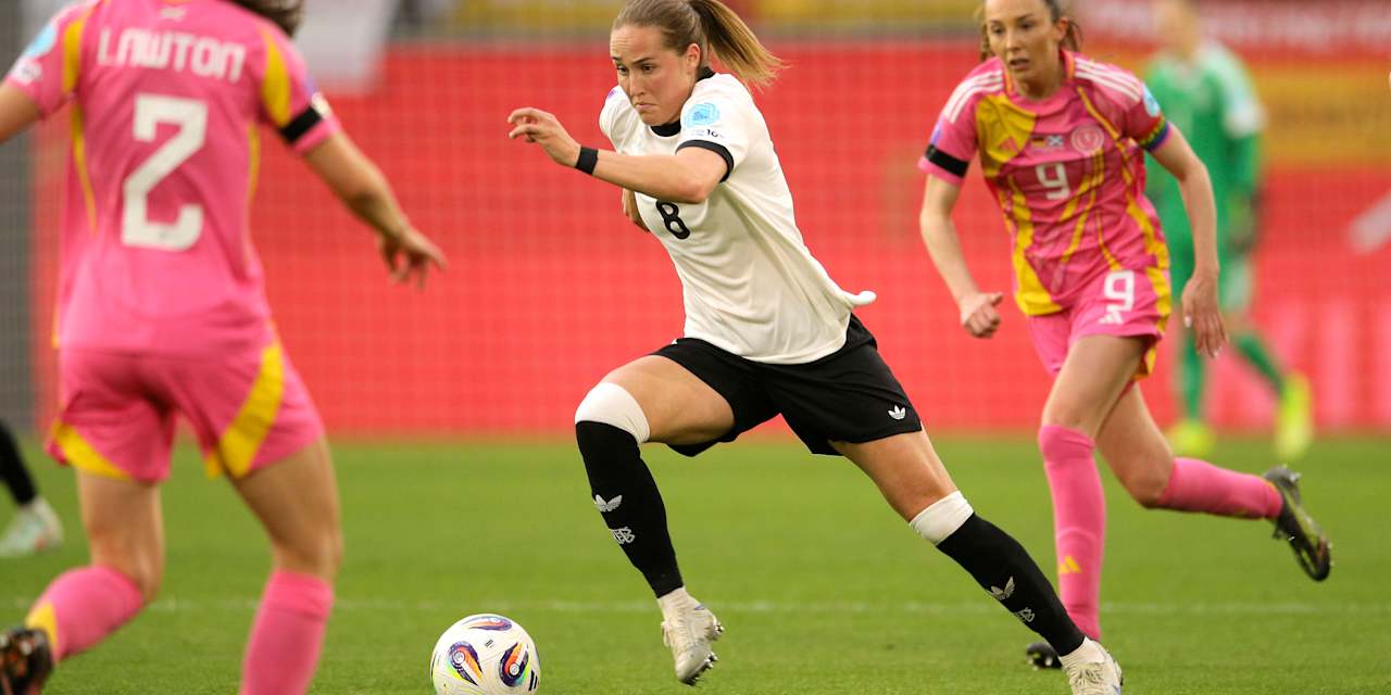 Sydney Lohmann im Trikot der deutschen Nationalmannschaft.