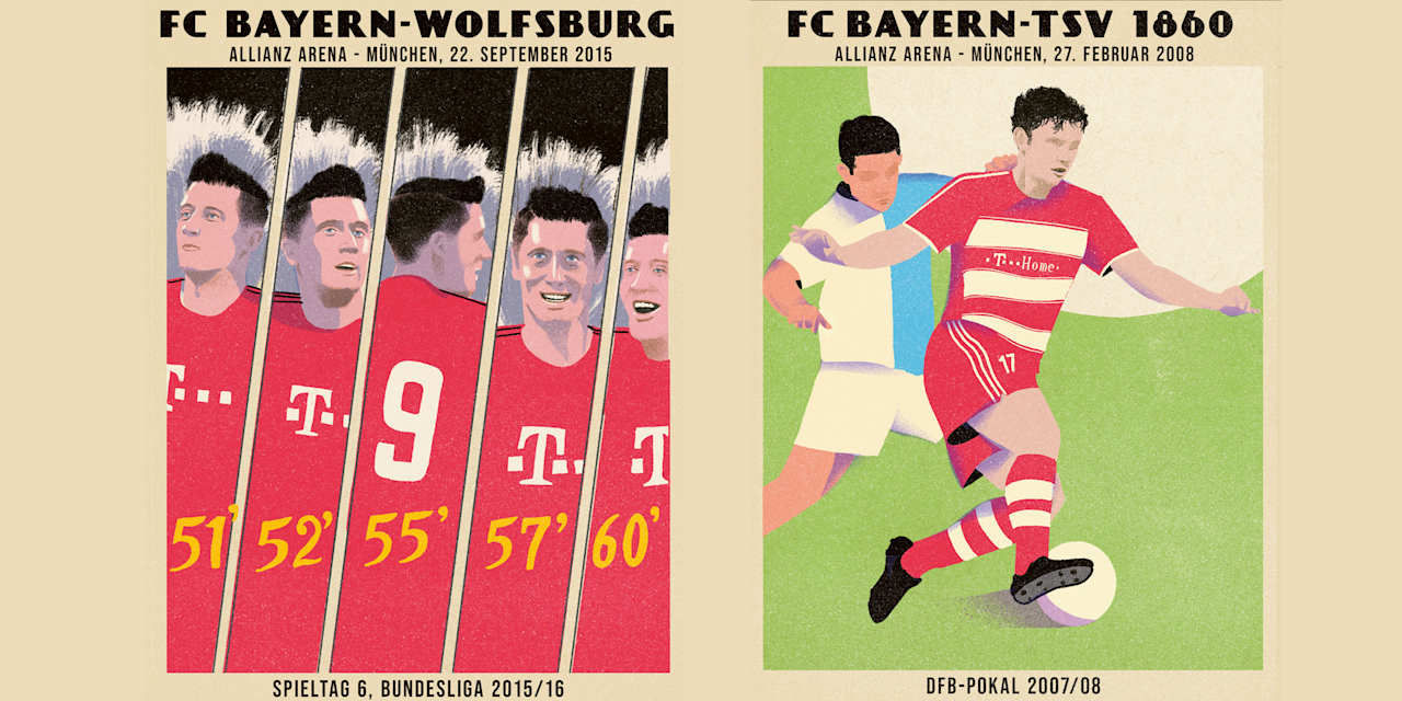 Illustration: Robert Lewandowski und Kollegen über ihren besonderen Allianz Arena-Moment