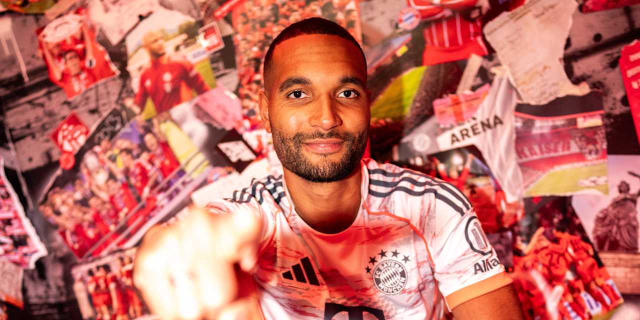 Jonathan Tah in the FC Bayern jersey
