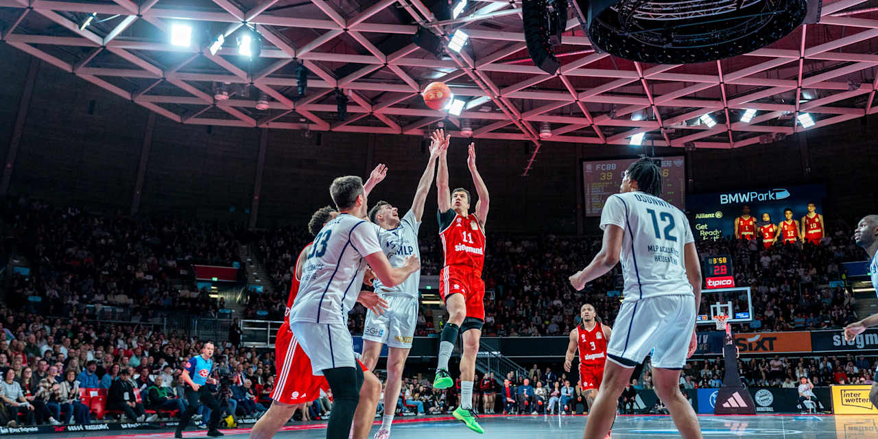 Der FC Bayern Basketball trifft im 1. Halbfinale auf Heidelberg
