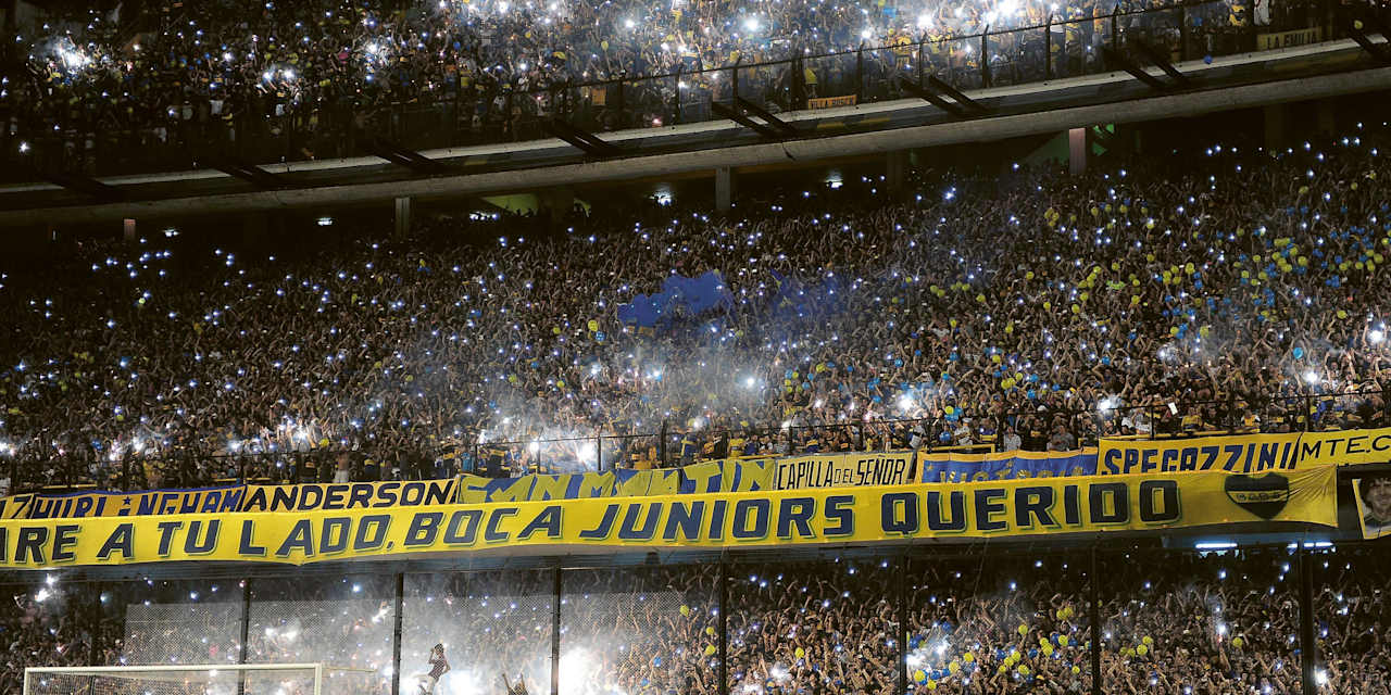Fans im Stadion der Boca Juniors