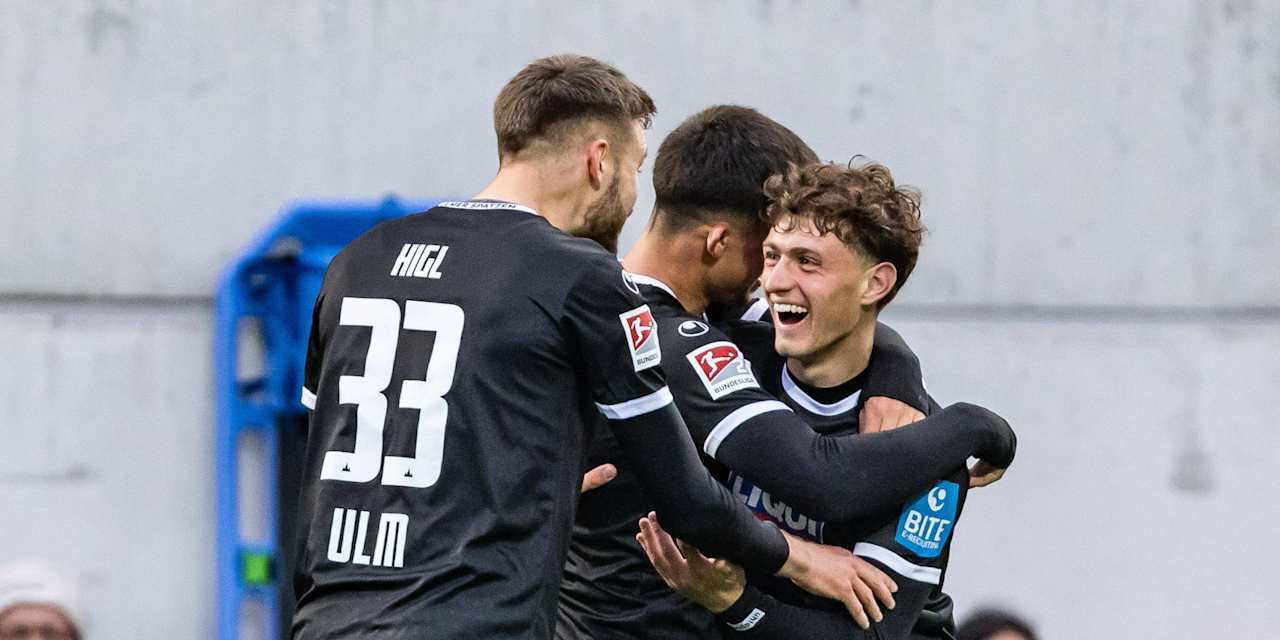 Maurice Krattenmacher, Leihspieler des FC Bayern im Einsatz für den SSV Ulm