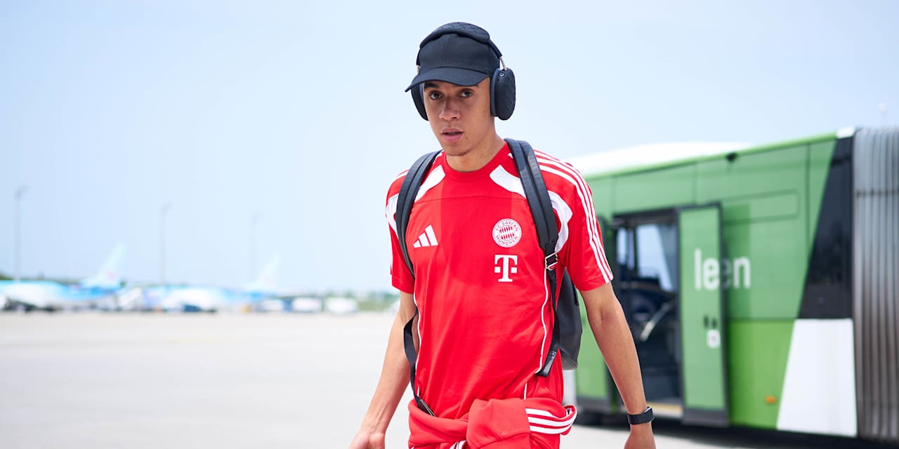 Jamal Musiala in der roten Teamline