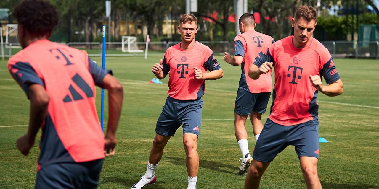 Joshua Kimmich im Training des FC Bayern