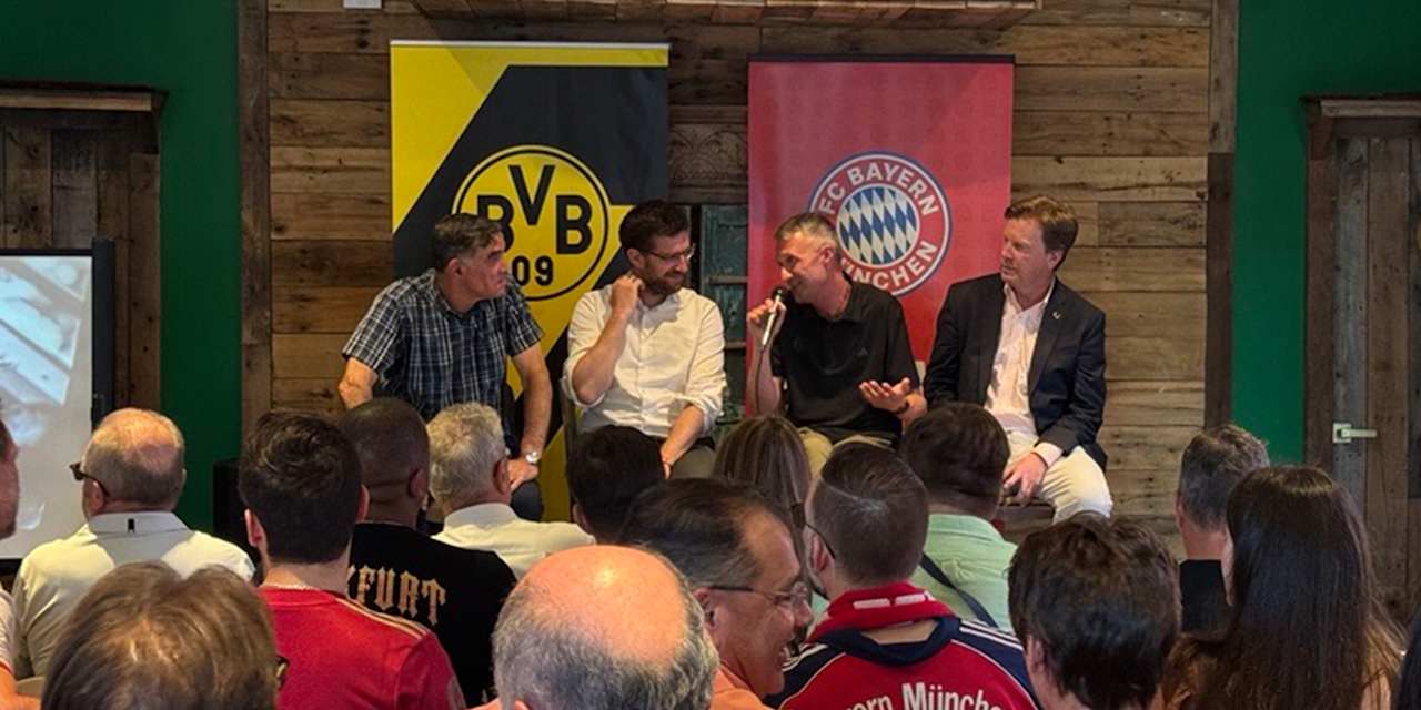 Panel-Talk mit Vertretern des FC Bayern und von Borussia Dortmund
