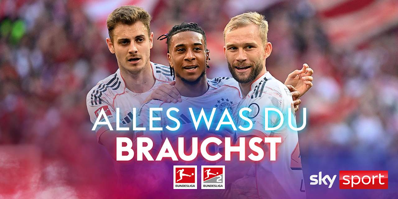 Die Bundesliga 2025/26 bei Sky Sport – alles, was die Fans des FC Bayern brauchen