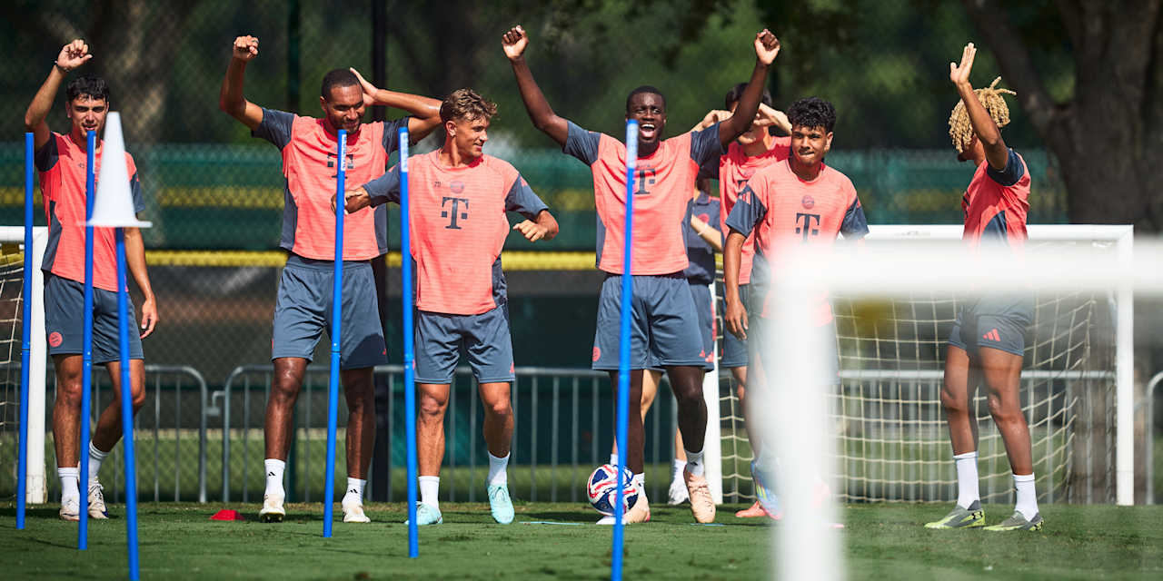 Die Profis des FC Bayern im Abschlusstraining vor dem Klub-WM-Achtelfinale gegen den CR Flamengo