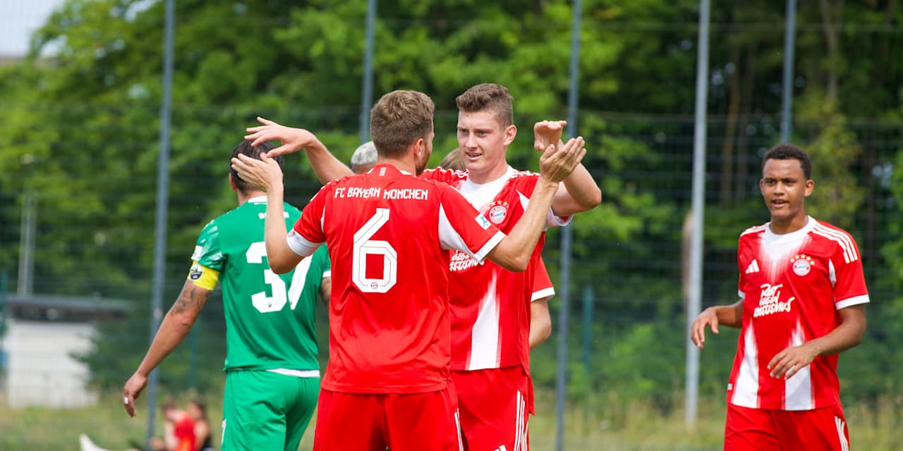 Benno Schmitz und David Heindl von den FC Bayern Amateuren