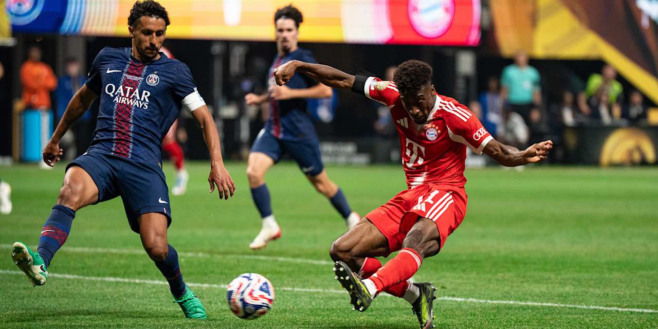 Kingsley Coman im Klub-WM-Spiel zwischen dem FC Bayern und Paris Saint-Germain