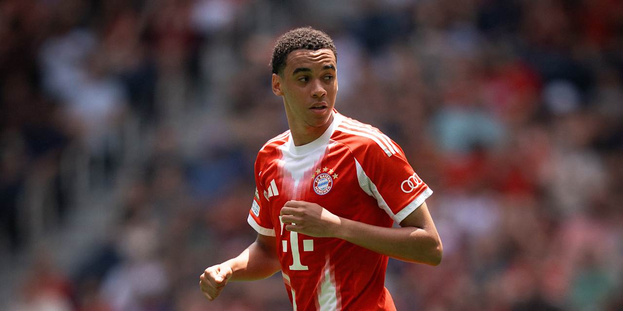 Jamal Musiala im Spiel des FC Bayern gegen Auckland City bei der Klub-WM