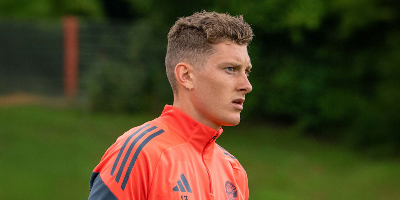 David Heindl im Training der FC Bayern Amateure.