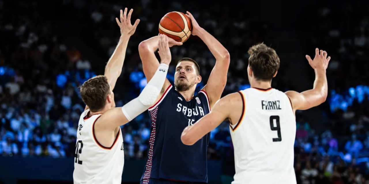 Der dreimalige NBA-MVP Nikola Jokic ist beim Supercup im SAP Garden dabei