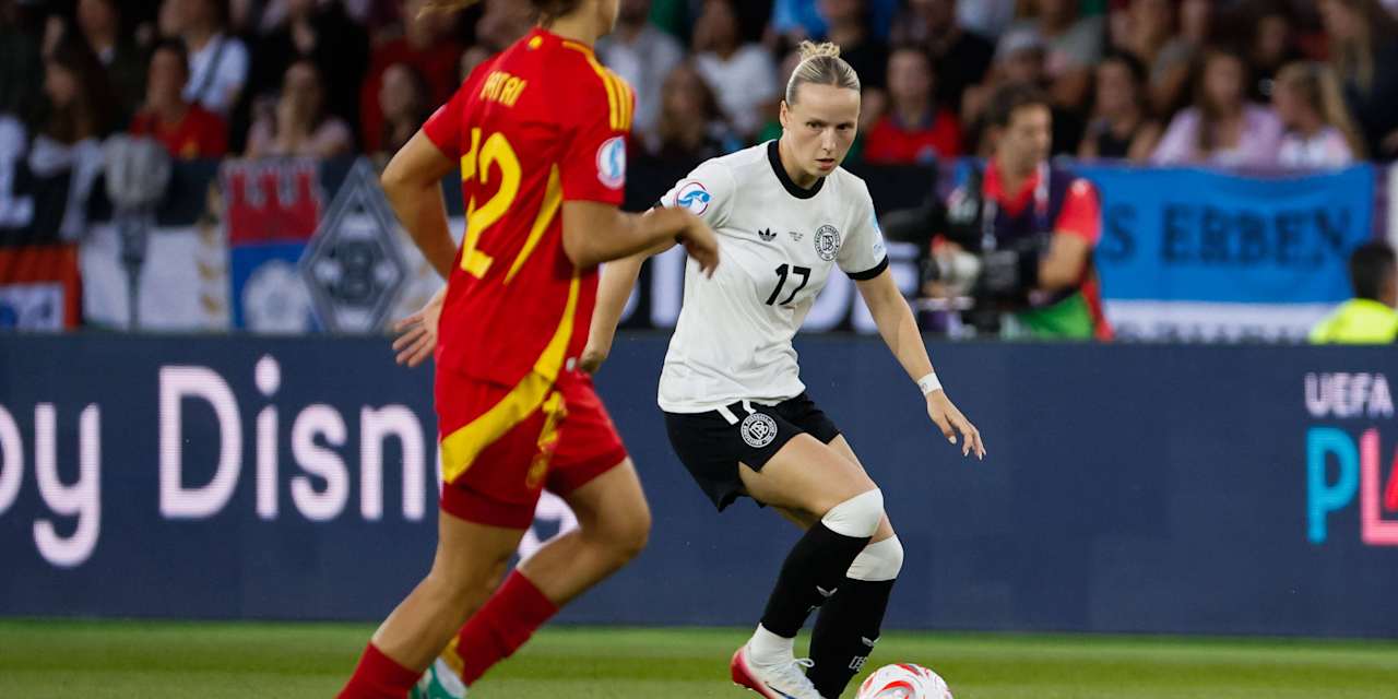 Franziska Kett im EM-Halbfinale gegen Spanien