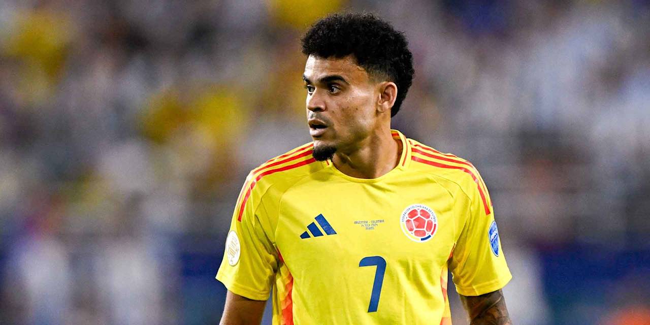 Luis Diaz im Trikot der kolumbianischen Nationalmannschaft