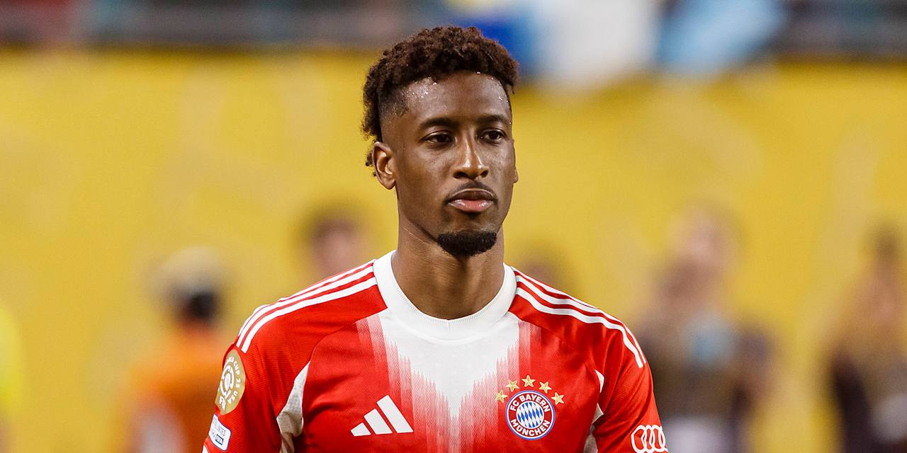 Kingsley Coman im Trikot des FC Bayern