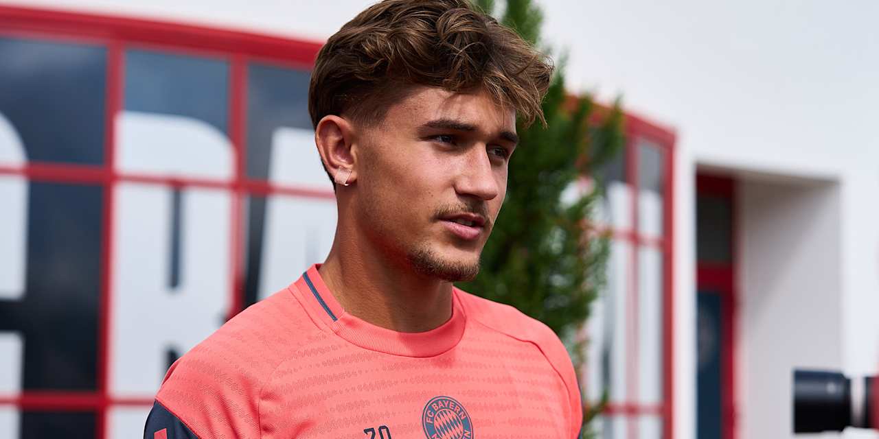 Tom Bischof im Training des FC Bayern